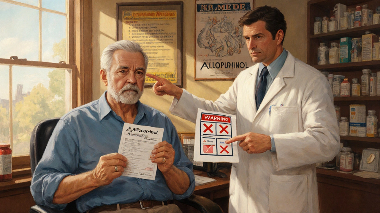 Gout Medications: Allopurinol and Azathioprine Interaction Risks