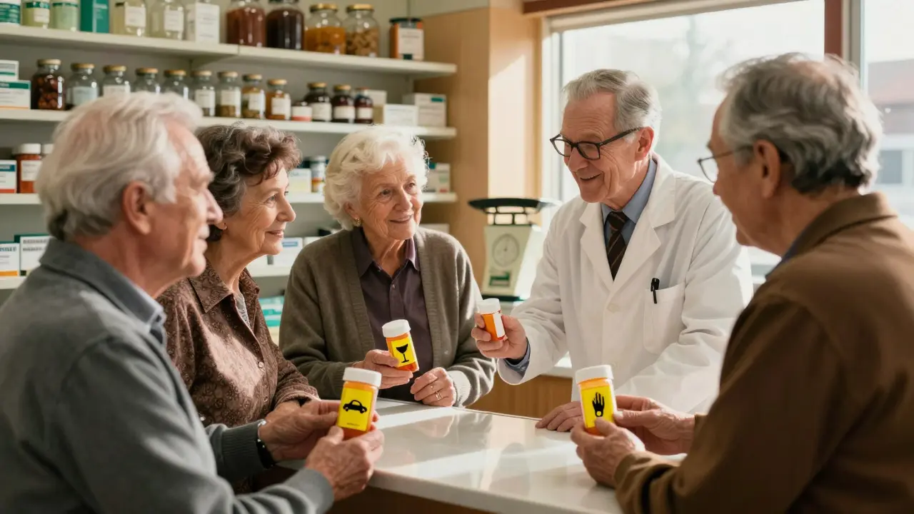 Understanding Pharmacy Warning Icons on Medication Labels