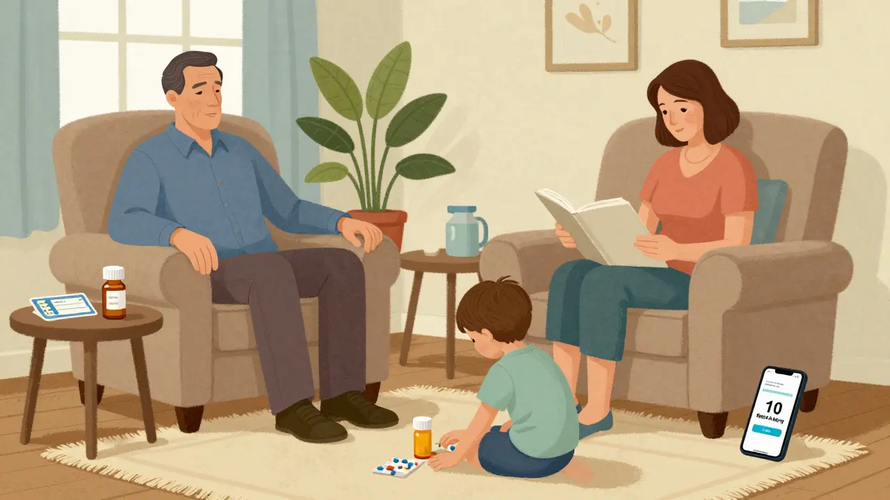 Family relaxed after finding affordable blood pressure meds