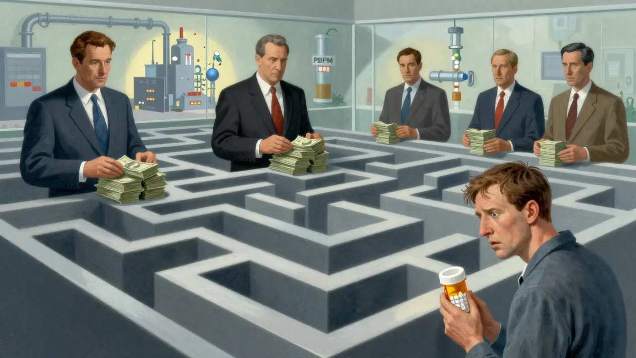 Patient trapped in maze of pharma middlemen